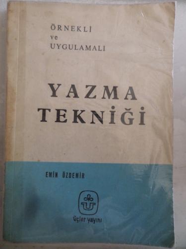 Örnekli ve Uygulamalı Yazma Tekniği Emin Özdemir