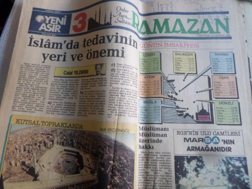 Çağdaş Gazete Yeni Asır 23 Haziran 1984 Ramazan Eki