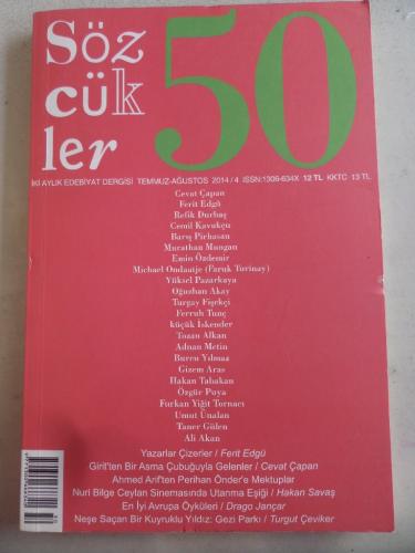 Sözcükler İki Aylık Edebiyat Dergisi 2014 / 50