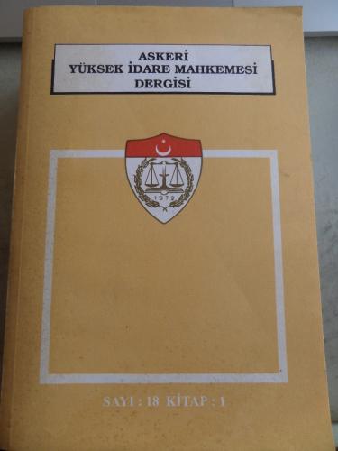 Askeri Yüksek İdare Mahkemesi Dergisi Sayı 18