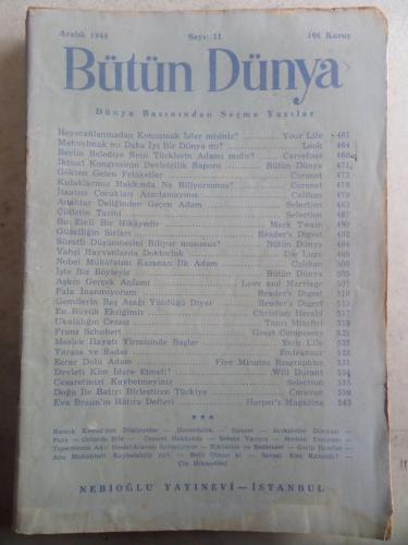 Bütün Dünya 1949 / 11 Nebioğlu