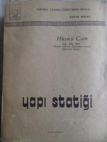 Yapı Statiği Hüsnü Can