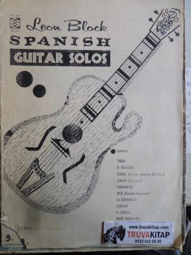 Leon Block Spanish Guitar Solos