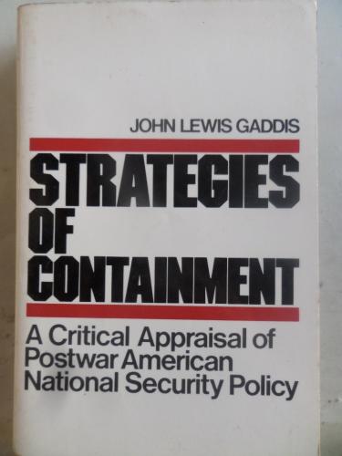 Strategies Of Containment John Lewis Gaddis