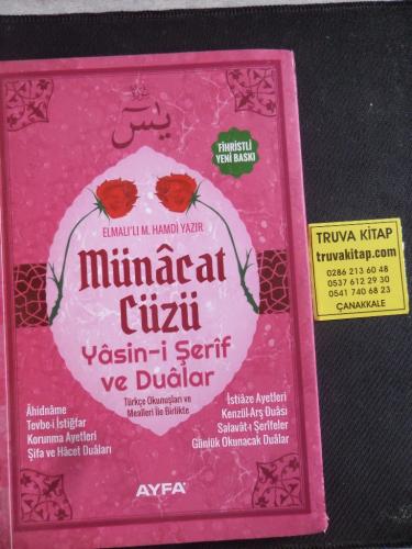 Münacat Cüzü Elmalılı M. Hamdi Yazır