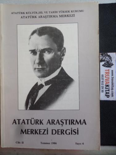 Atatürk Araştırma Merkezi Dergisi 1986 / 6