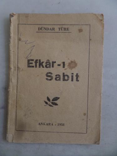 Efkar-ı Sabit Dündar Türe