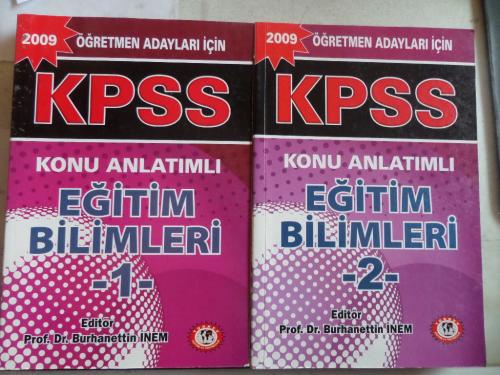 KPSS Eğitim Bilimleri Konu Anlatımlı 1-2 Burhanettin İnem