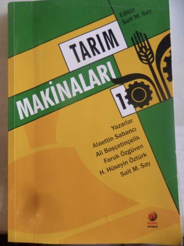 Tarım Makinaları 1 Sait M. Say