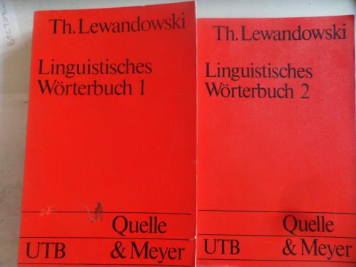 Linguistisches Wörterbuch 1-2 Th. Lewandowski