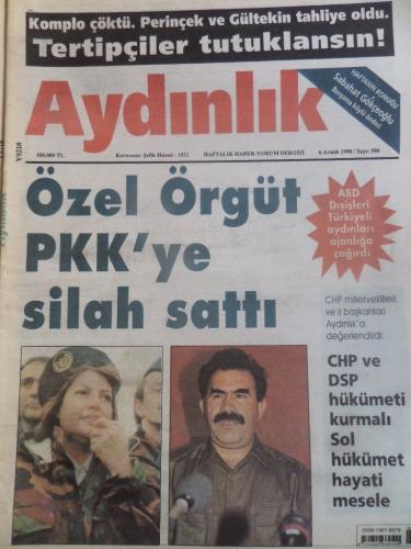 Aydınlık 1998 / 594 - Özel Örgüt PKK'ye Silah Sattı