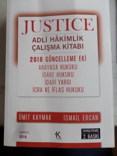 Justice Adli Hakimlik Çalışma Kitabı Ümit Kaymak