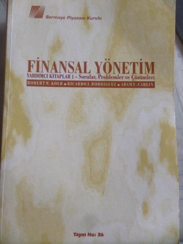 Finansal Yönetim Yardımcı Kitaplar 1 Robert W. Kolb