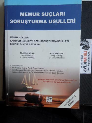 Memur Suçları Soruşturma Usulleri Mert Ümit Aslan