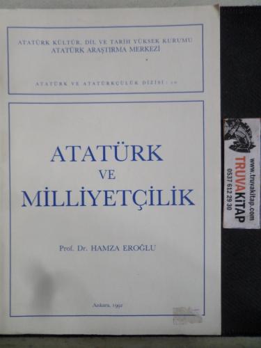 Atatürk ve Milliyetçilik Hamza Eroğlu