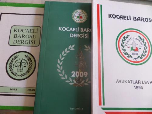 Kocaeli Barosu / 3 Adet