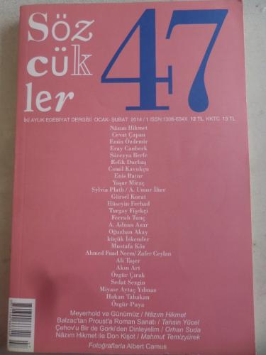 Sözcükler İki Aylık Edebiyat Dergisi 2014 / 47