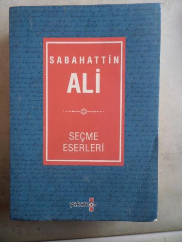 Sabahattin Ali Seçme Eserleri Sabahattin Ali