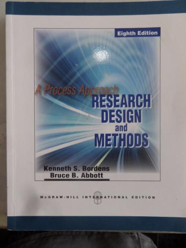 A Process Approach Research Design and Methods Kenneth S. Bordens