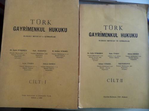 Türk Gayrimenkul Hukuku Cilt I-II Dr. Salih Türkmen