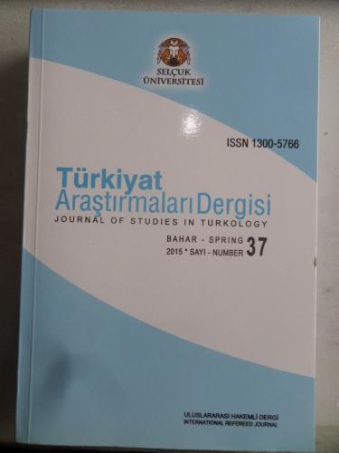 Türkiyat Araştırmaları Dergisi 2015 / 37