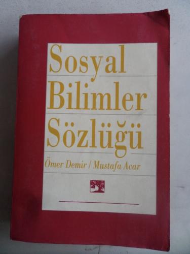 Sosyal Bilimler Sözlüğü Ömer Demir