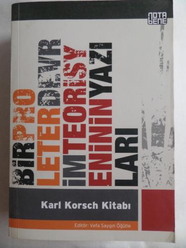 Karl Korsch Kitabı Bir Proleter Devrim Teorisyeninin Yazıları