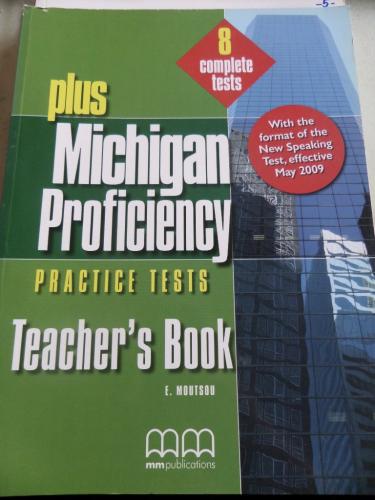 Plus Michigan Proficiency Practice Tests Teacher's Book E. Moutsou