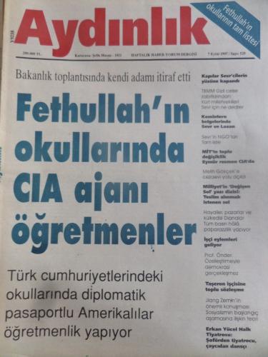 Aydınlık 1997 / 529 - Fethullah'ın Okullarında CIA Ajanı Öğretmenler