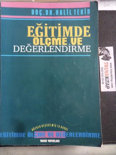 Eğitimde Ölçme ve Değerlendirme Halil Tekin