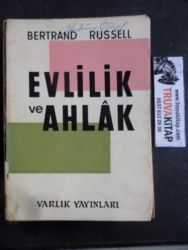 Evlilik ve Ahlak Bertrand Russell