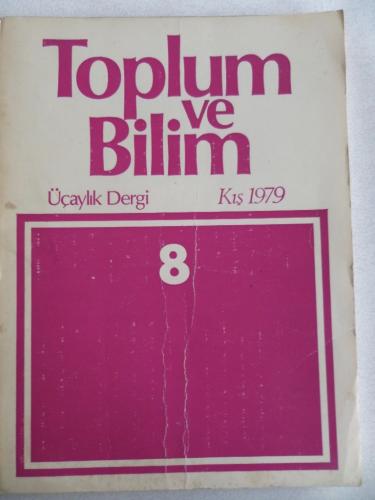 Toplum ve Bilim 1979 / 8