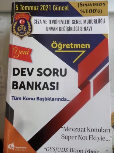 Ceza ve Tevkifevleri Genel Müdürlüğü Unvan Değişikliği Sınavı Dev Soru