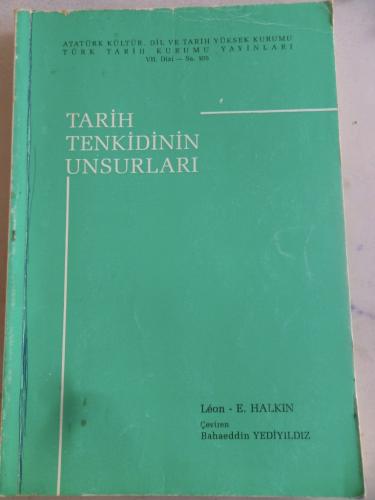 Tarih Tenkidinin Unsurları Leon E. Halkın