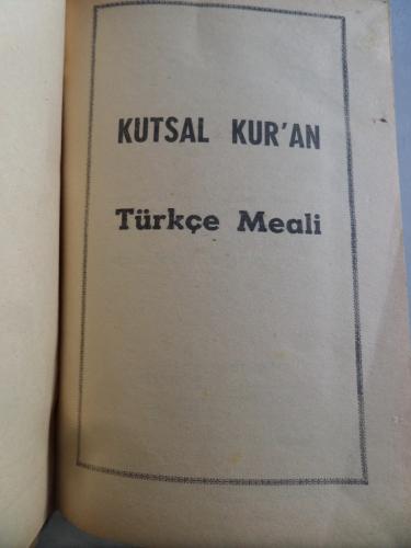 Kutsal Kur'an Türkçe Meali