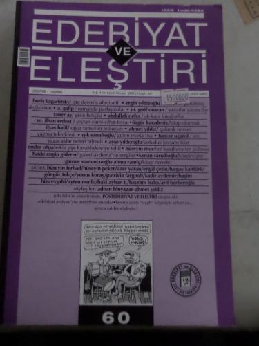 Edebiyat ve Eleştiri 2002 / 60