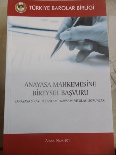 Anayasa Mahkemesine Bireysel Başvuru