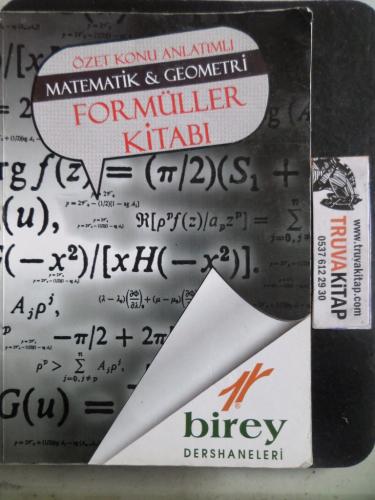 Özet Konu ANlatımlı Matematik & Geometri Formüller Kitabı