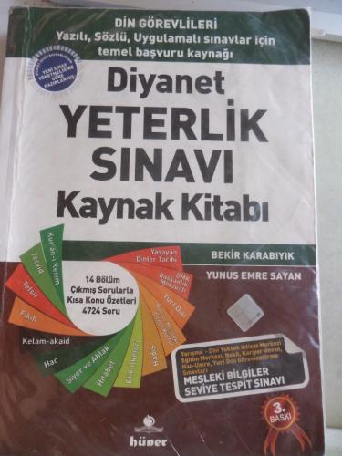 Diyanet Yeterlik Sınavı Kaynak Kitabı Bekir Karabıyık