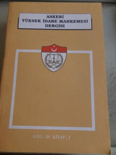 Askeri Yüksek İdare Mahkemesi Dergisi Sayı 20 Kitap 2