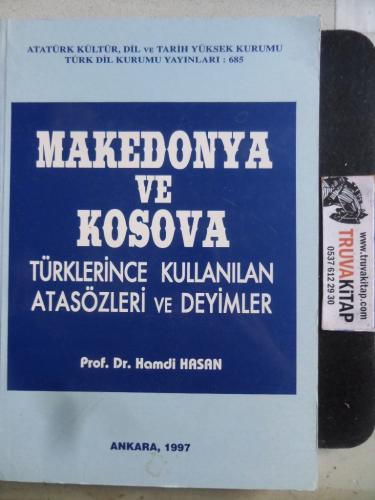 Makedonya ve Kosova Türklerince Kullanılan Atasözleri ve Deyimler Hamd