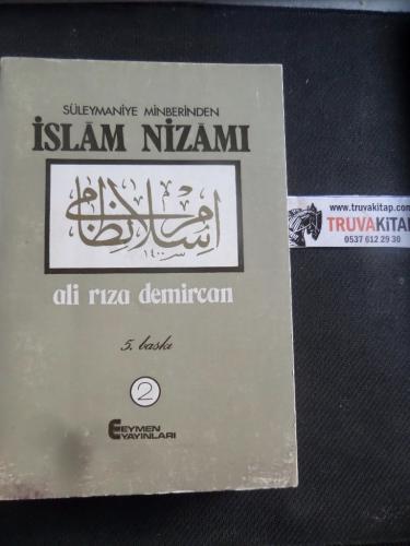 Süleymaniye Minberinden İslam Nizamı 2. Cilt Ali Rıza Demircan