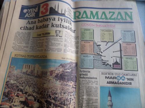 Çağdaş Gazete Yeni Asır 25 Haziran 1984 Ramazan Eki