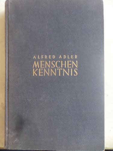 Menschen Kenntnis Alfred Adler