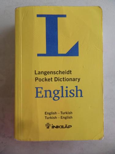 Langenscheidt Pocket Dictionary English ( English - Türkish / Turkish 