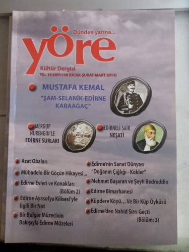 Yöre Kültür Dergisi 2014 / 158