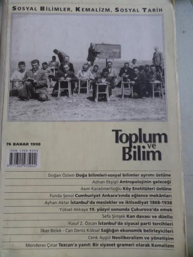 Toplum ve Bilim 1998 / 76