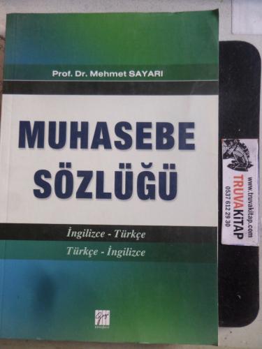 Muhasebe Sözlüğü Mehmet Sayarı