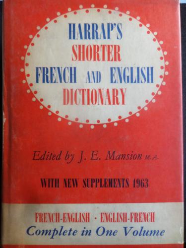 Harrap's Shorter French And English Dictionary