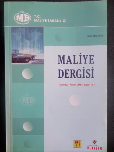 Maliye Dergisi 2014 / 167